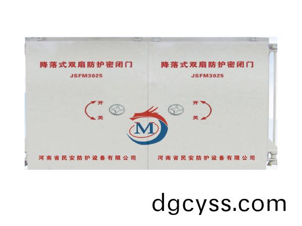 降落式(shi)雙扇(shan)防(fang)護密(mi)閉門(men)